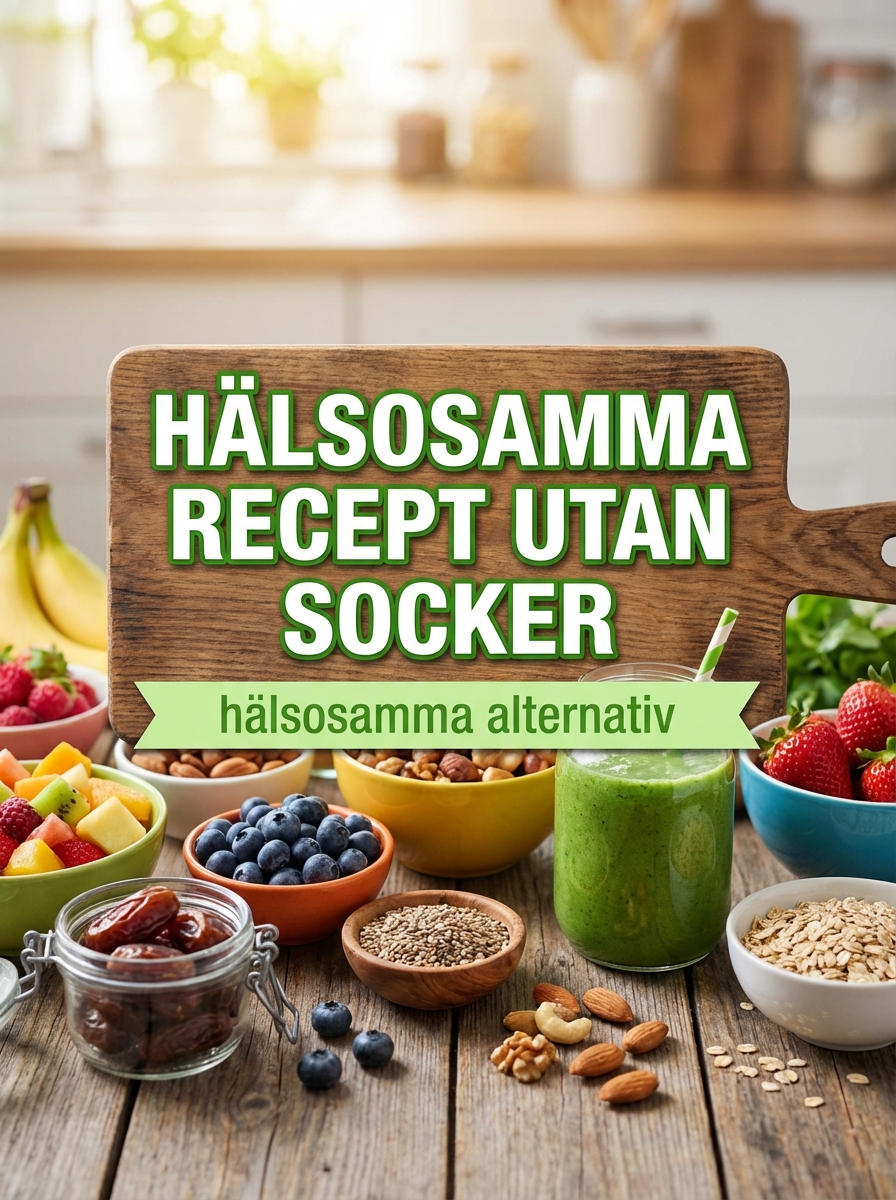 Nyttiga recept utan socker – hälsosamma alternativ